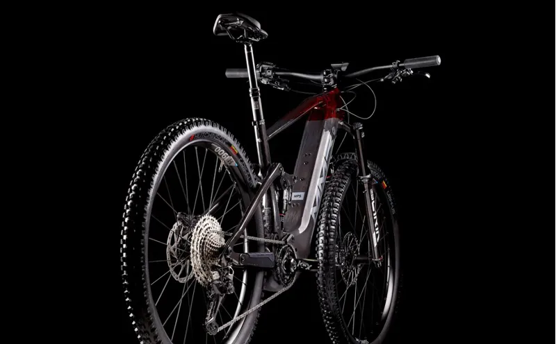 MMR X-Bolt 140 00 Full Suspension Electric Mountain Bike Liquid Red-1