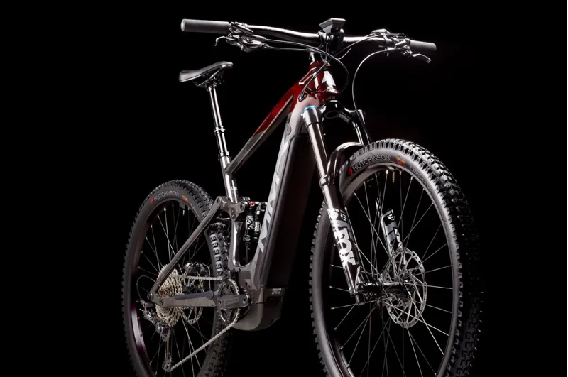 MMR X-Bolt 140 30 Full Suspension Electric Mountain Bike Red-2