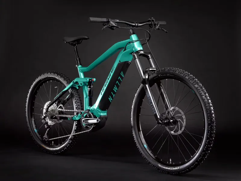 Haibike AllMtn 1 630Wh Electric Mountain Bike Aquamarine Green-1
