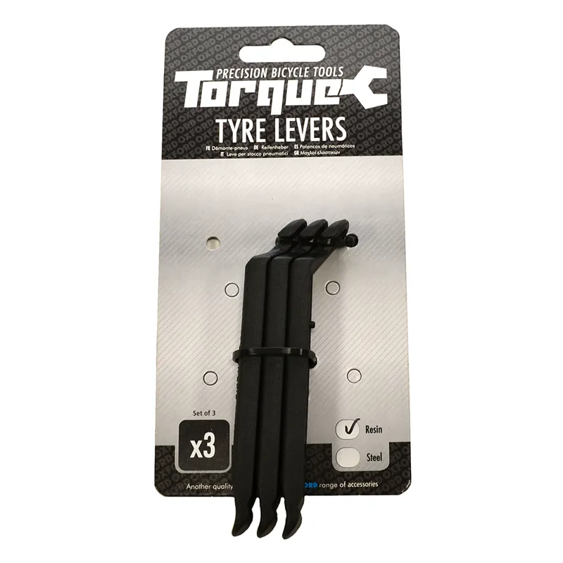 Torque Resin Tyre Levers - Set of 3 - Black