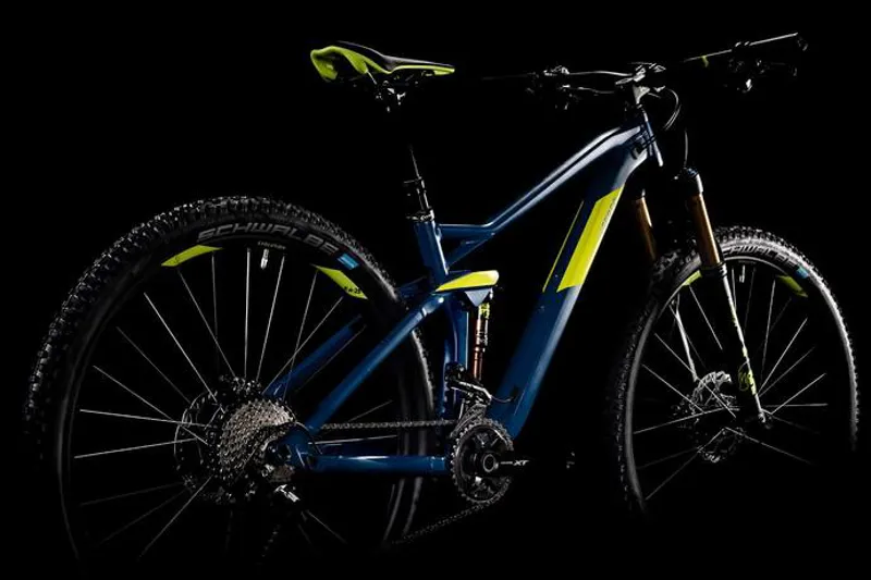 Cube Stereo 120 SL 29er Full Suspension Mountain Bike 2019 Blue-4