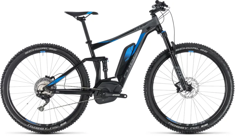 Cube Stereo Hybrid 120 EXC 500 e-MTB 29er 2018 Black/Blue