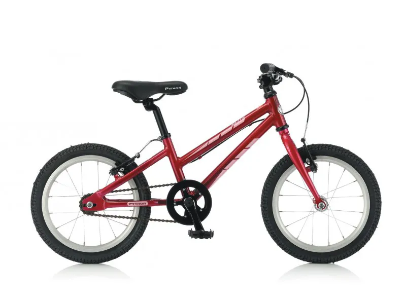 Python Elite 16inch Lightweight Kids Bike Hot Pink