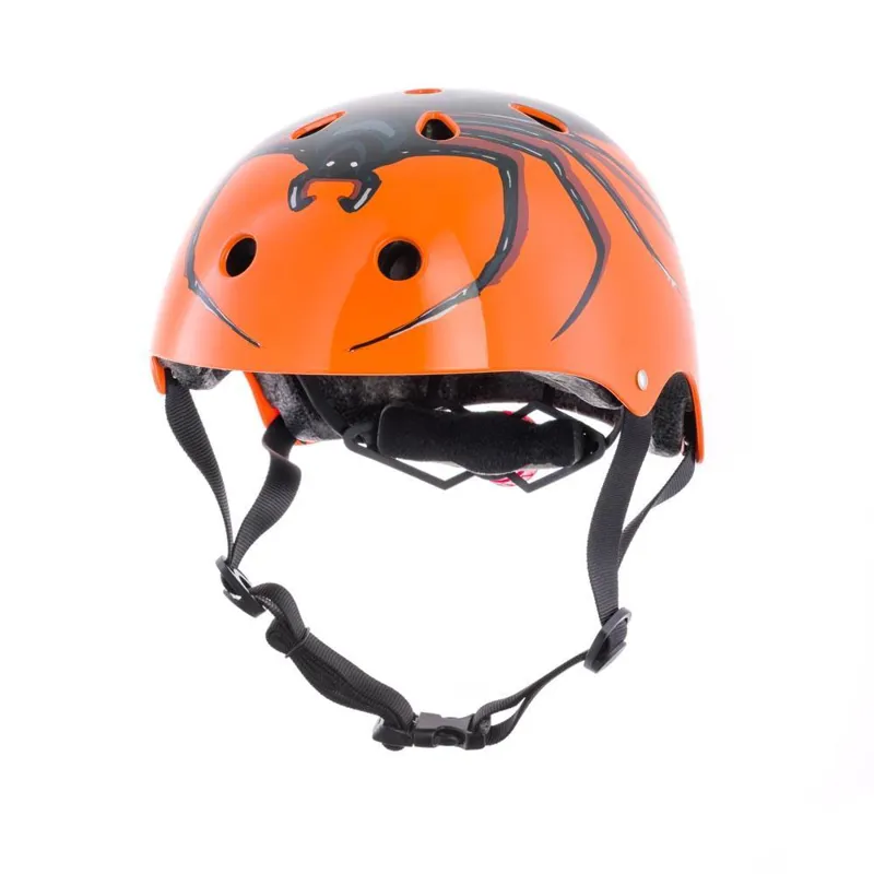 Hornit Mini Kids Cycling Helmet with LED Light Orange/Spider
