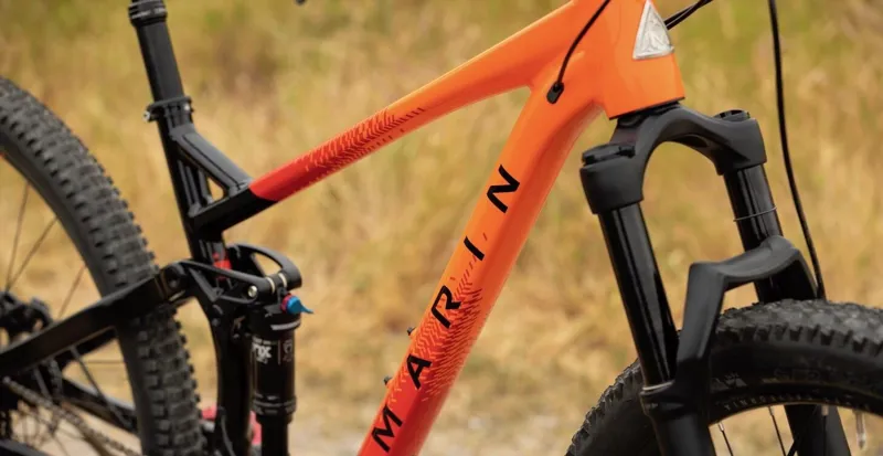 Marin Rift Zone 3 29 Full Suspension Mountain Bike 2022 Black/Orange-3