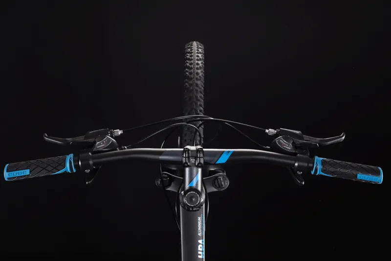 Cube Aim 27.5 Hardtail Mountain Bike 2019 Black/Blue-1