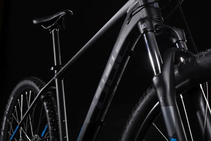 Cube Aim 27.5 Hardtail Mountain Bike 2019 Black/Blue-2