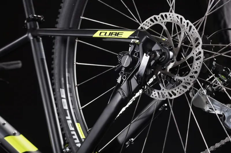 Cube Aim Pro Hardtail Mountain Bike 2019 Black/Flash Yellow-3