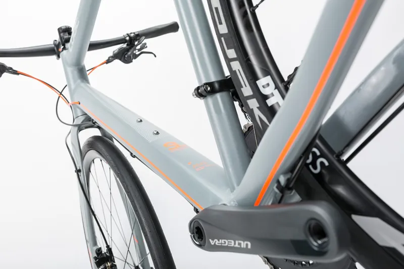 Cube SL Road SL Hybrid Bike 2018 Grey/Orange-2