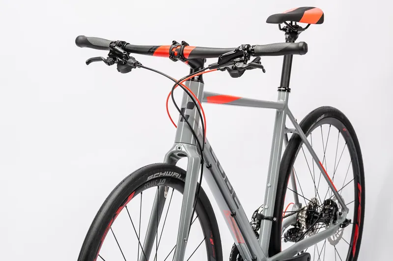 Cube SL Road SL Hybrid Bike 2018 Grey/Orange-1