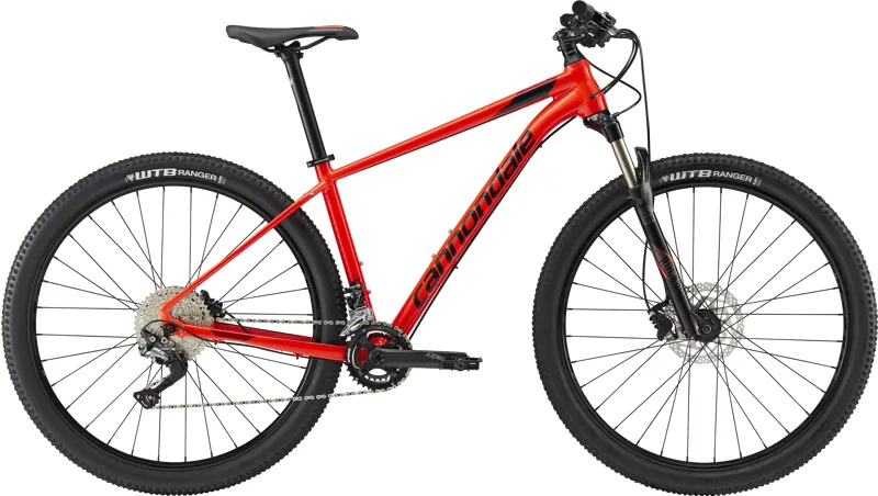 2019 Cannondale Trail 3 2X Mens Hardtail Mountain Bike in Red