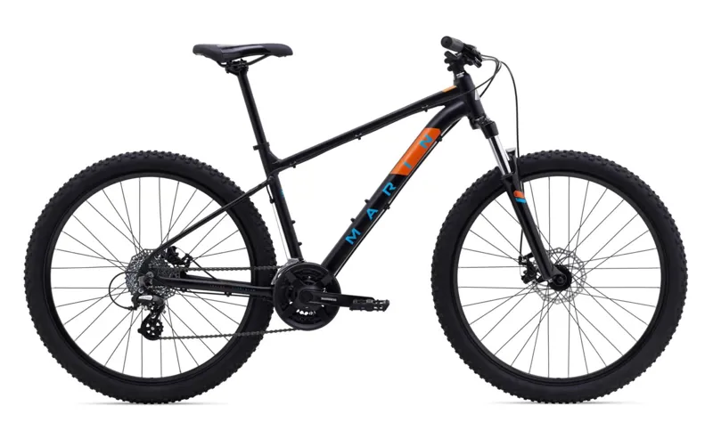 Marin Bolinas Ridge 2 27.5 Hardtail Mountain Bike 2021 Black/Cyan/Orange
