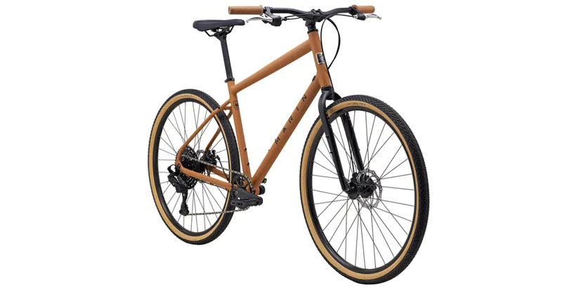 Marin Kentfield 2 Hybrid Bike 2021 Tan/Black-1