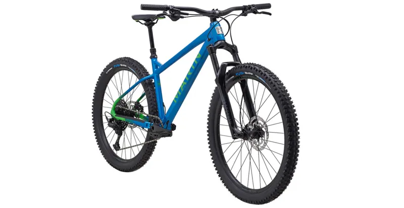 Marin San Quentin 2 Hardtail Mountain Dirt Bike 2021 Blue/Green - Cosmetic Damage-1