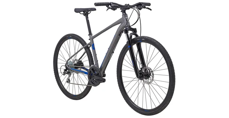 Marin San Rafael DS2 Hybrid Bike 2021 Grey/Blue-1