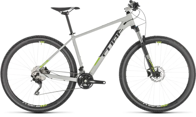Cube Attention 29er Hardtail Mountain Bike 2019 Grey/Green