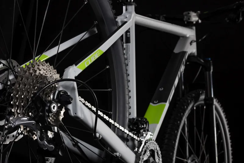 Cube Attention 29er Hardtail Mountain Bike 2019 Grey/Green-2