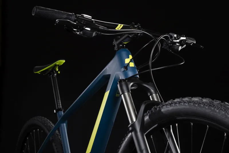 Cube Reaction C:62 29er Hardtail Mountain Bike 2019 Blue/Lime-1