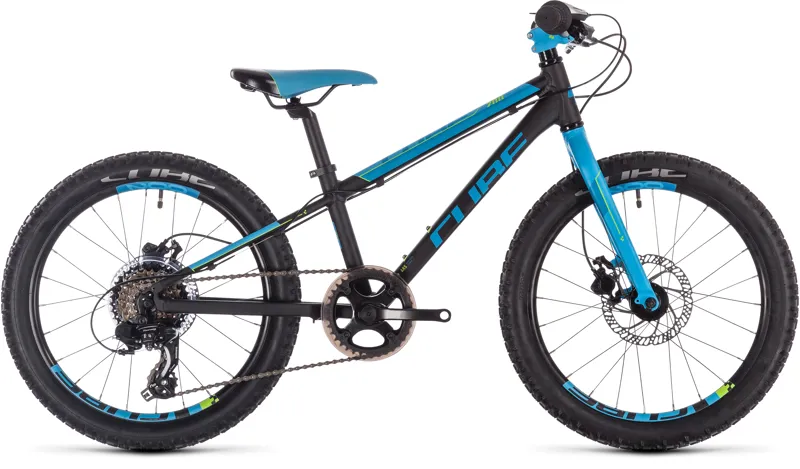 Cube Acid 200 Disc Kids Bike 20inch Black/Blue/Kiwi