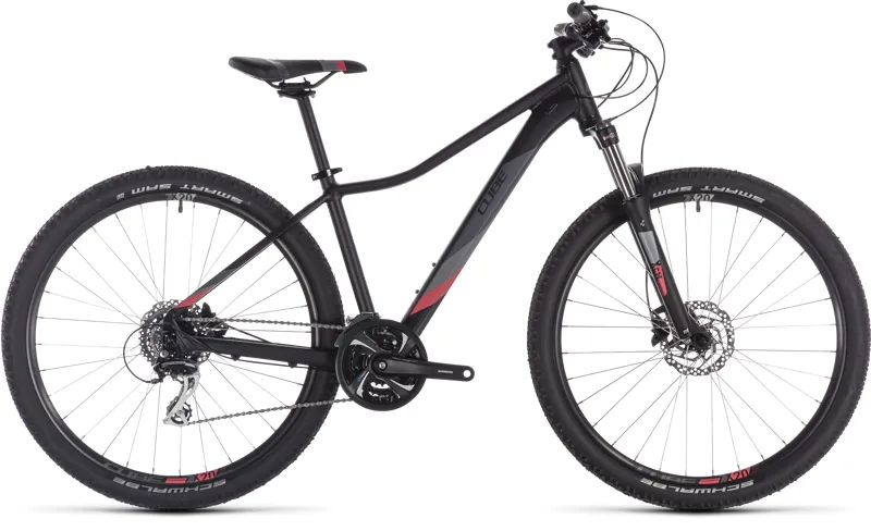 Cube Access WS EXC Womens Hardtail Mountain Bike 2019 Black/Coral