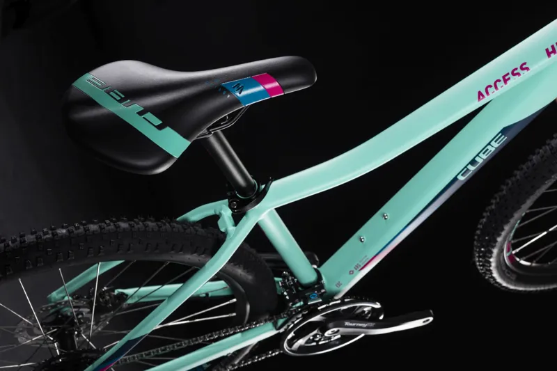 Cube Access WS EXC 27.5 Womens Hardtail Mountain Bike 2019 Mint/Berry-2