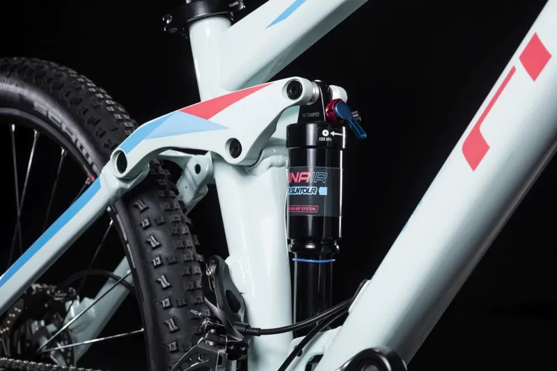 Cube Sting WS 120 EXC Womens FS Mountain Bike 2019 Light Blue-4