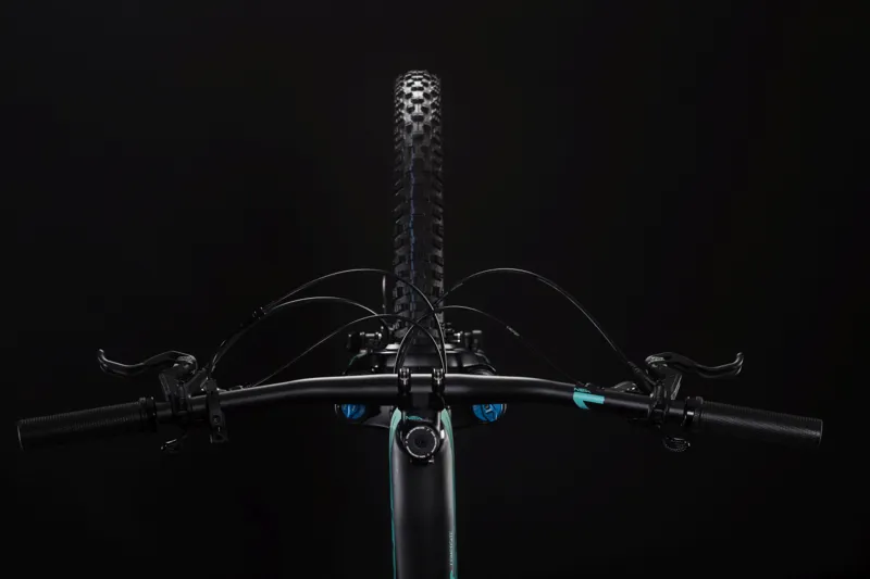 Cube Sting WS 140 HPC Race Womens FS Mountain Bike 2019 Black/Mint-5