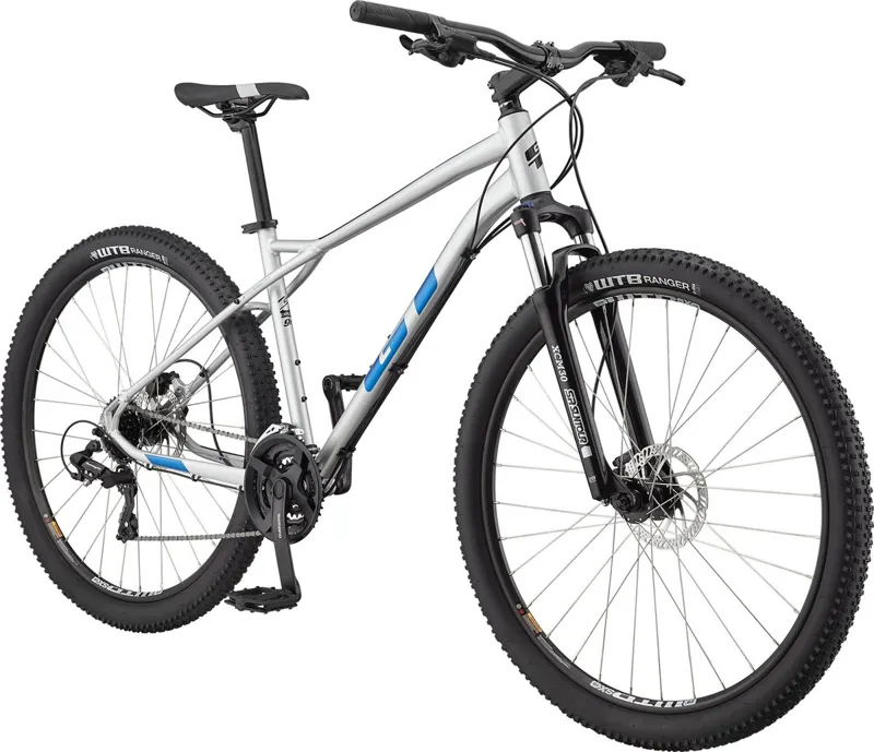 GT Aggressor Expert Hardtail Mountain Bike Silver-1