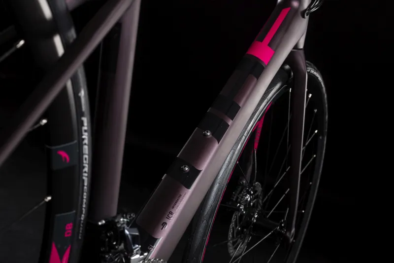 Cube Axial WS SL Disc Pro Womens Road Bike 2019 Hazy Purple/Berry-3