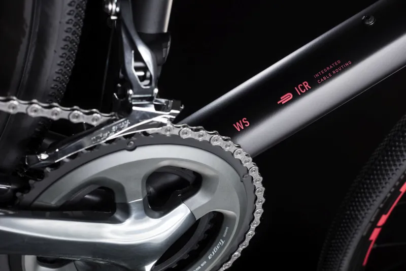 Cube NuRoad WS Womens Gravel Bike 2019 Black/Coral-3