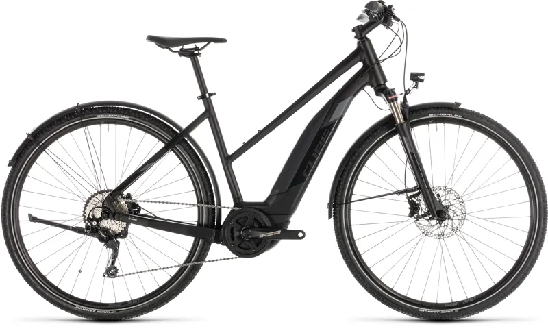 Cube Cross Hybrid EXC 500 AllRoad Trapeze e-Hybrid Bike 2019 Black