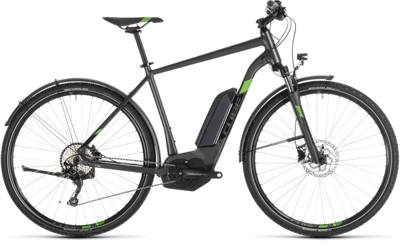 Cube Cross Hybrid Pro 400 AllRoad e-Hybrid Bike 2019 Iridium/Green