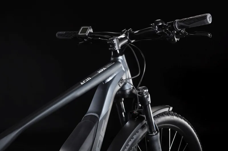 2019 Cube Acid Hybrid One 500 Allroad Electric Hybrid bike in Grey-2