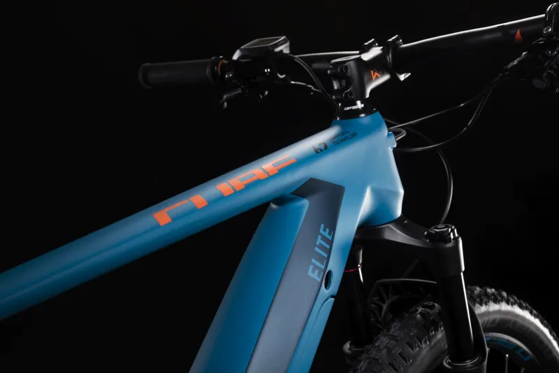 2019 Cube Elite Hybrid c:62 Race 500 Mens Electric Mountain Bike Blue-1