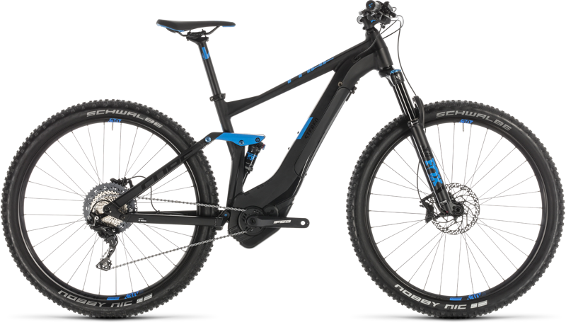 Cube Stereo Hybrid 120 Race 500 e-Mountain Bike Iridium/Blue