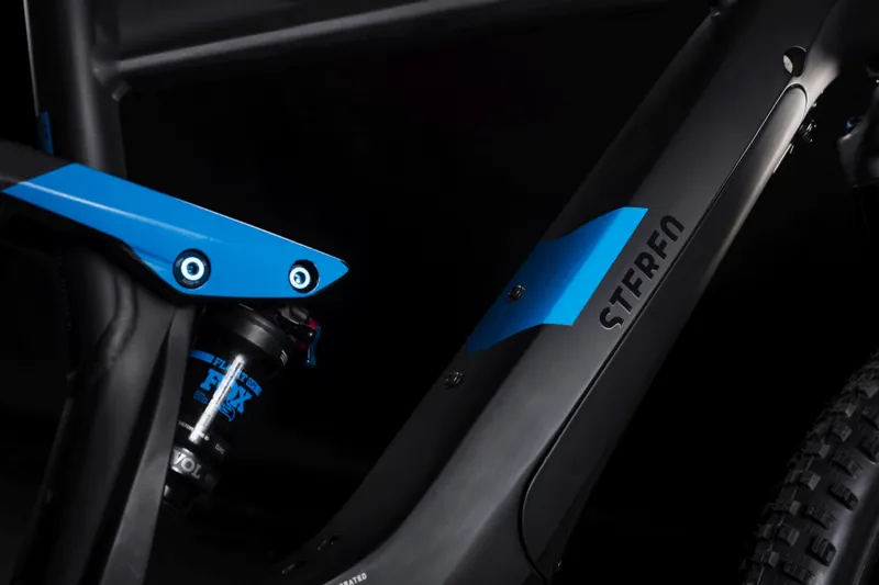 Cube Stereo Hybrid 120 Race 500 e-Mountain Bike Iridium/Blue-1