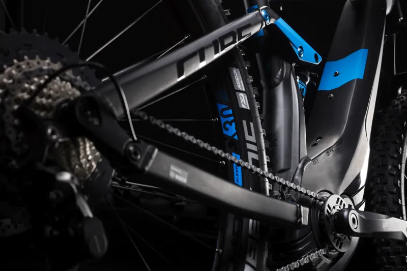 Cube Stereo Hybrid 120 Race 500 e-Mountain Bike Iridium/Blue-3