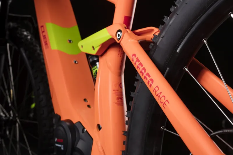 Cube Stereo Hybrid 120 Race 500 e-FS Mountain Bike 2019 Orange-3