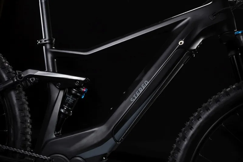 2019 Cube Stereo Hybrid 120 Hpc Sl K Electric FS Mountain Bike in Black-2