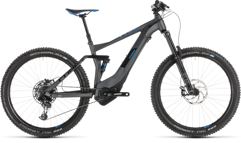 Cube Stereo Hybrid 140 Race 500 27.5 e-Mountain Bike 2019 Iridium/Blue