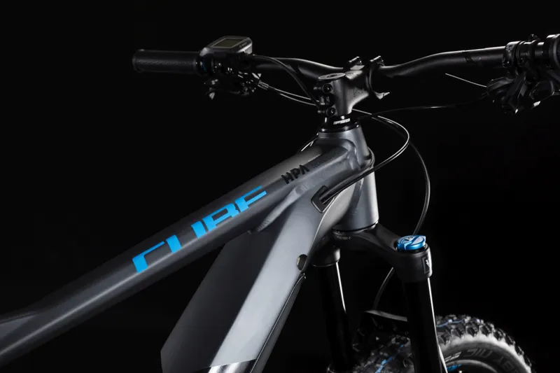 Cube Stereo Hybrid 140 Race 500 27.5 e-Mountain Bike 2019 Iridium/Blue-2