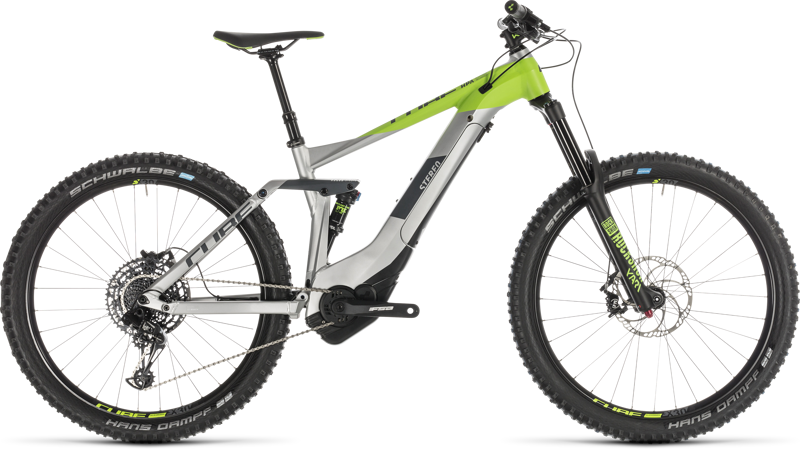 2019 Cube Stereo Hybrid 160 Race 500 27 Electric FS Mountain Bike Grey