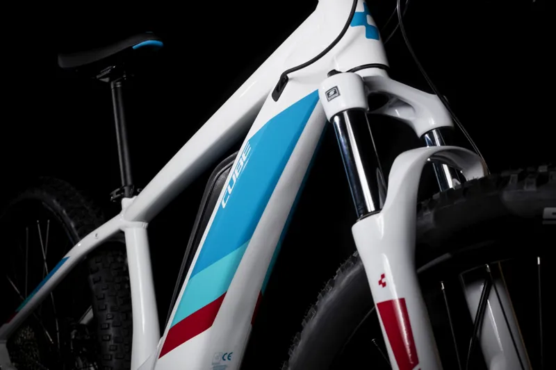 Cube Access Hybrid Pro 400 Womens e-Mountain Bike 2019 White-2