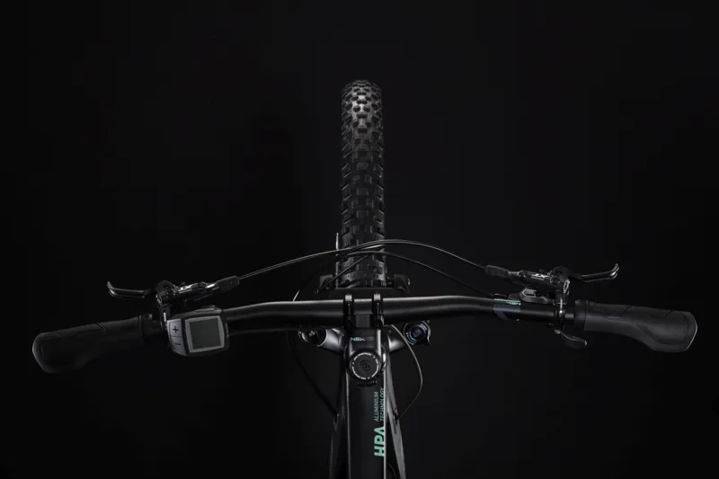 Cube Access Hybrid Race 500 Womens e-Mountain Bike 2019 Black/Mint-1