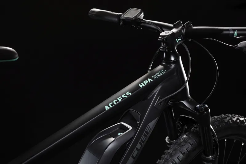 Cube Access Hybrid Race 500 Womens e-Mountain Bike 2019 Black/Mint-3