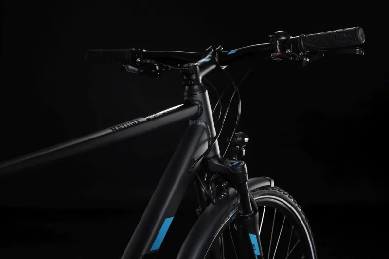 Cube Nature AllRoad Hybrid Bike 2019 Grey/Blue-2