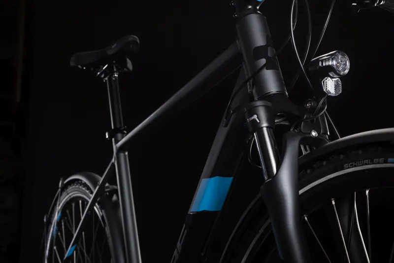 Cube Nature AllRoad Hybrid Bike 2019 Grey/Blue-3