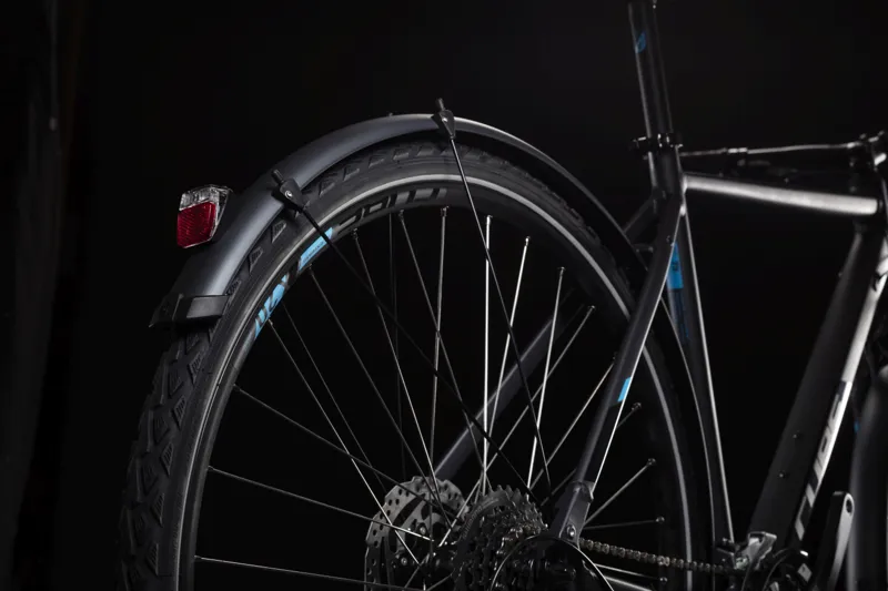 Cube Nature AllRoad Hybrid Bike 2019 Grey/Blue-4