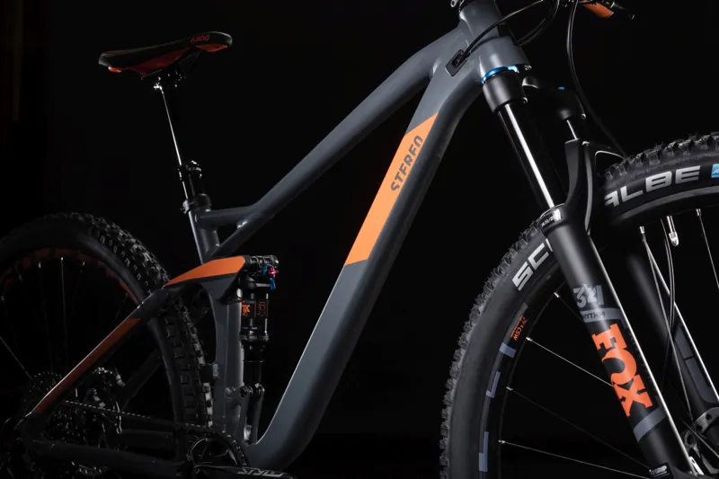 2019 Cube Stereo 120 Tm 29 Mens Full Suspension Mountain Bike in Grey-3