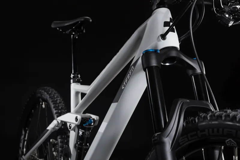 Cube Stereo 140 HPC Race 27.5 Full Suspension Mountain Bike 2019 Grey-2